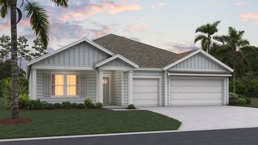 New construction Single-Family house 3 Summerwood Rd S, Palm Coast, FL 32137 plan Camden - image