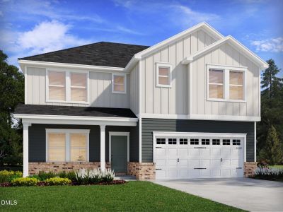 New construction Single-Family house 332 Marshrose Rd, Zebulon, NC 27597 - image