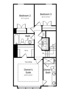 Structural options added include; Fireplace, ledges to primary shower, and tray ceilings in primary suite.