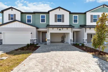 New construction Townhouse house 1100 Desert Candle Dr, Ocoee, FL 34761 plan The Iris - image