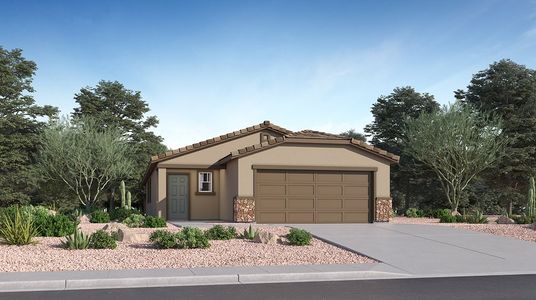 New construction Single-Family house 11446 W Red Admiral St, Marana, AZ 85653 plan Carson - image