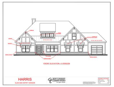 New construction Single-Family house Newnan, GA 30263 plan Harris A - image