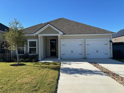 New construction Single-Family house 9708 Gladsome Path, Manor, TX 78653 Kendall- photo 0