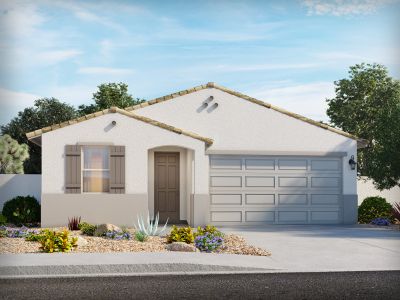 New construction Single-Family house 3775 Patriot Wy, Florence, AZ 85132 plan Leslie - image