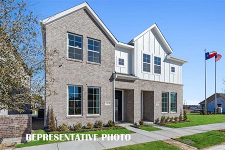 New construction Townhouse house 5374 Springlake Parkway, Haltom City, TX 76117 Olivia- photo 0