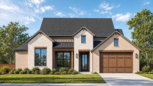New construction Single-Family house 514 Dulce Vis, Boerne, TX 78006 plan Byron - image
