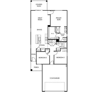 New construction Single-Family house 6917 W Sweetshade Ln, Tucson, AZ 85757 plan Turquoise - image