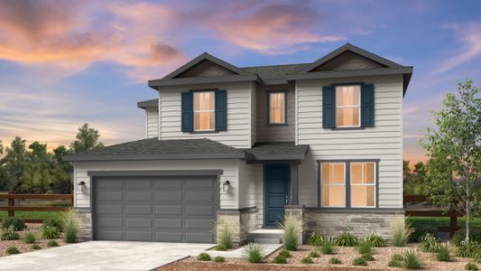 New construction Single-Family house 3360 Fervid St, Castle Rock, CO 80108 plan Silverthorne - image