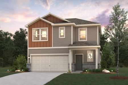 New construction Single-Family house 9927 Chavaneaux Lndg, San Antonio, TX 78221 plan Hawthorn - 1802 - image