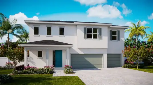 New construction Single-Family house 588 Hookline Cir, Loxahatchee, FL 33470 plan Tarragon - image