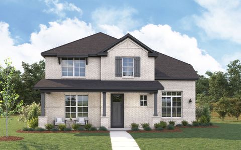 New construction Single-Family house 1923 Augusta Ave, Gunter, TX 75058 plan Livingston - image