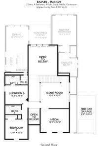 New construction Single-Family house 12468 Deer Trl, Frisco, TX 75035 plan Rainer - image 3