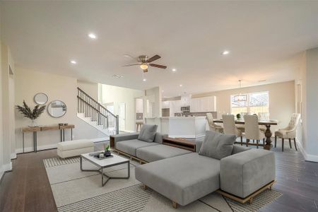 Virtual Staging in Living Room