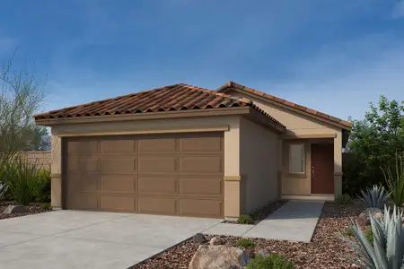 New construction Single-Family house 12503 N Miner Ln, Marana, AZ 85658 plan 1003 - image