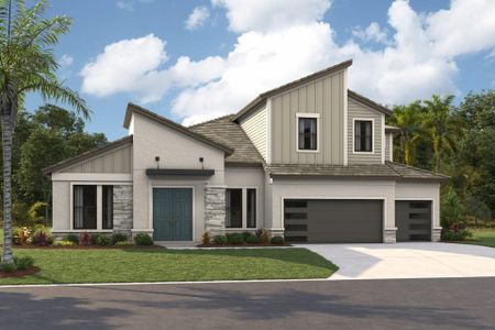 New construction Single-Family house 3022 Eagles Flight Pl, Brandon, FL 33511 plan Key Largo II - image