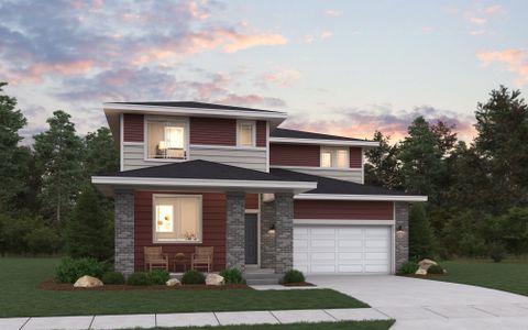 New construction Single-Family house 46418 Heritage Ave, Bennett, CO 80102 plan Rainier - image