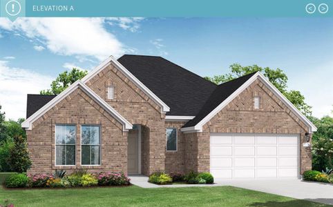 New construction Single-Family house 2334 Pear Blossom Lane, Manvel, TX 77578 Eden (2450-HV-45)- photo 0