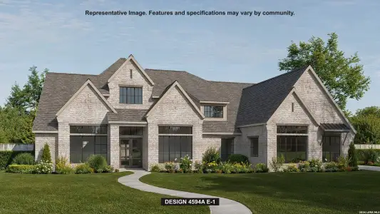 New construction Single-Family house 1005 Siddoway Ln, Bulverde, TX 78163 plan 4594A - image