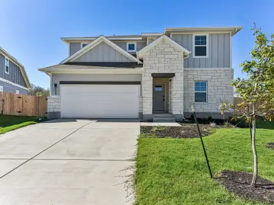 New construction Single-Family house 204 Coopers Hawk Crst, Cedar Creek, TX 78612 plan The Kessler (454) - image