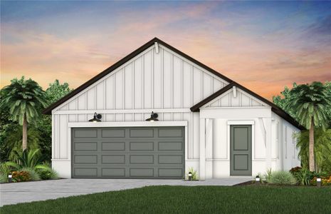 New construction Single-Family house 1041 Wenaha Ct, Zephyrhills, FL 33540 plan Crescent - image