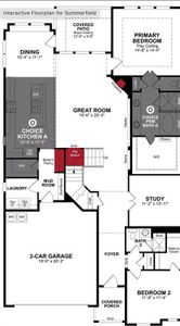 Beazer Homes Valenica Summerfield plan