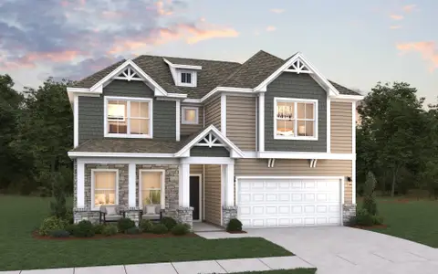 New construction Single-Family house 142 Anderson Oaks Ln, Easley, SC 29642 plan Hamilton - image
