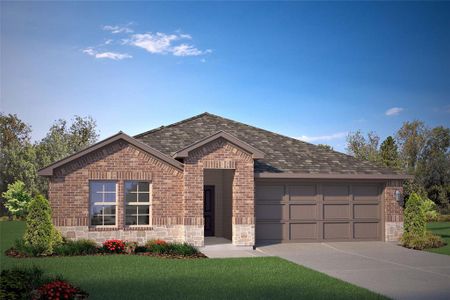 New construction Single-Family house 16553 Madrone Ln, Fort Worth, TX 76247 plan Texas Cali - image