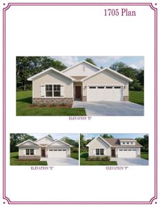 New construction Single-Family house 4009 Green Pond Dr, Murfreesboro, TN 37128 plan 1705 Elevation DEF - image 17