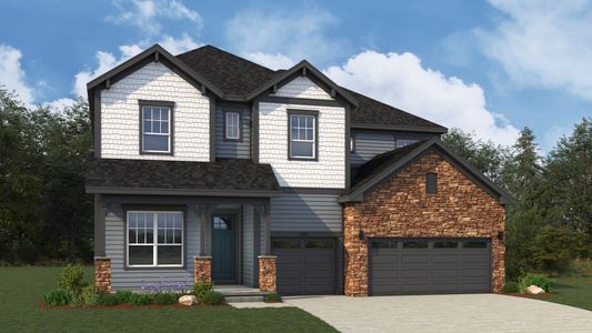 New construction Single-Family house 1065 Coal Bank Trl, Castle Rock, CO 80104 plan Wildflower - image