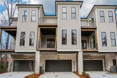 New construction Townhouse house 310 Crimson Pine Aly, Unit 10, Alpharetta, GA 30009 plan The Chamberlain - image