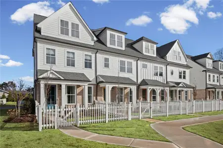 New construction Townhouse house 204 Village Overlook, Unit J2, Canton, GA 30114 plan The Greenfield - image