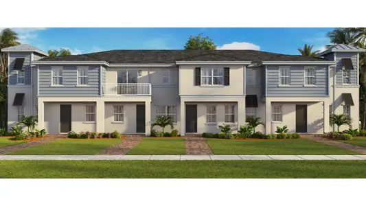 New construction Townhouse house 747 Se Central Pkwy, Unit 38, Stuart, FL 34994 plan Broadbill - image