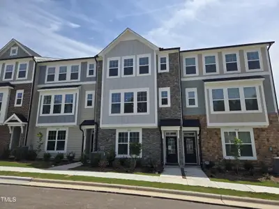 New construction Townhouse house 3020 Freewinds Wy, Unit #47, Cary, NC 27519 Brockwell - photo 0