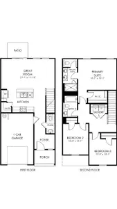 New construction Townhouse house 123 Brook Run Dr, Moncks Corner, SC 29461 plan Thorncrest - image