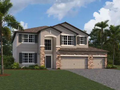 New construction Single-Family house 1787 Drummond Pt, Zephyrhills, FL 33541 Sonoma II- photo 1 1