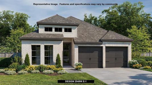 New construction Single-Family house 154 Plumbago Loop, Bastrop, TX 78602 Design 2049W- photo 0