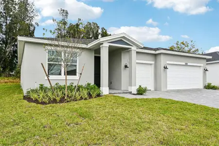 New construction Single-Family house 5629 Hampton Park Cir, Vero Beach, FL 32966 plan Coral - image