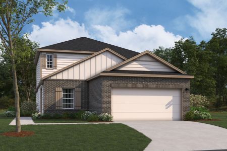 New construction Single-Family house 349 Old Stagecoach Rd, Jarrell, TX 76537 Sage- photo 0