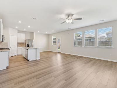 Bring together family and friends in the open concept living and dining areas.