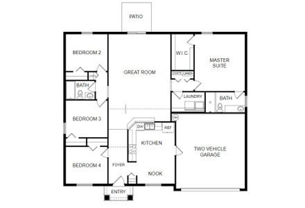 New construction Single-Family house 1894 EF Griffin Rd, Bartow, FL 33830 plan The Hawthorne - image 3