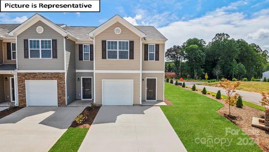 New construction Townhouse house 9012 Lowfalls Lane, Charlotte, NC 28216 - photo 0