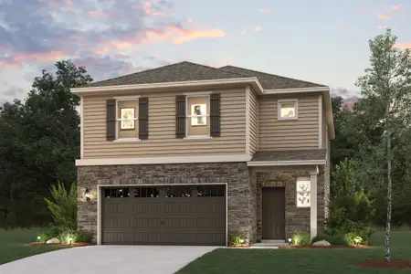 New construction Single-Family house 10647 Rosemont Pass, San Antonio, TX 78254 plan Lawson - 2057 - image