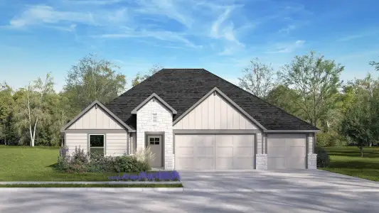 New construction Single-Family house 693 Cascade Ln, Fredericksburg, TX 78624 plan The Grayson - image