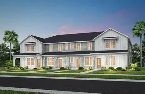 New construction Townhouse house 2304 Southbury Dr, Kissimmee, FL 34744 plan Orchid - image
