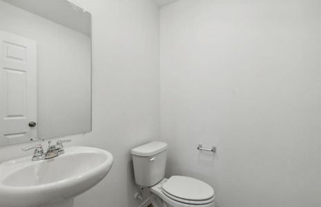 Spacious secondary bathroom*real home pictured