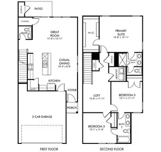 New construction Single-Family house 67 Stallings Rd, Taylors, SC 29687 plan Opal - image