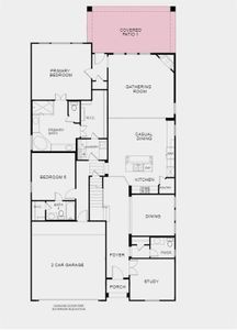 Structural options added include: Media room, standing shower in bath 4 and covered patio 1.