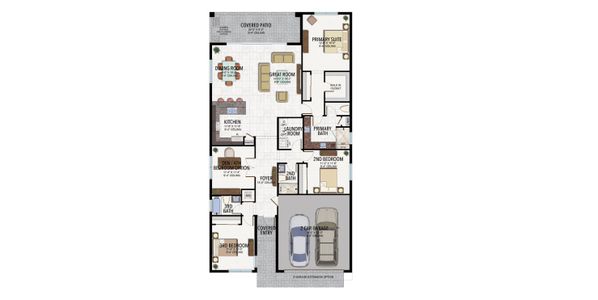 New construction Single-Family house 32212 Mahogany Valley Dr, Wesley Chapel, FL 33543 plan Jasmine - image 4