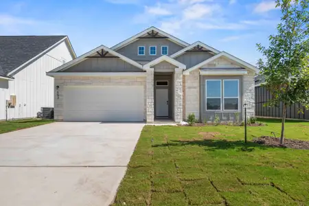 New construction Single-Family house 552 Gus Lp, Georgetown, TX 78626 plan Trinity - image