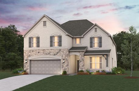 New construction Single-Family house 316 Breeds Hill Rd, Little Elm, TX 75068 Blackburn- photo 0